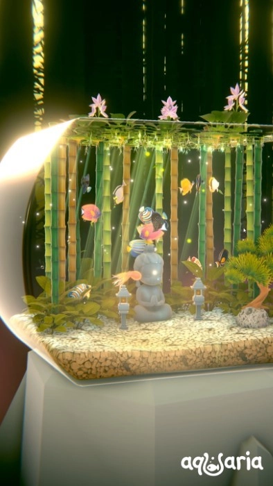 阿奎里亚概念鱼缸养殖游戏