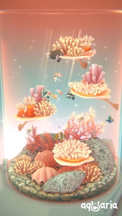 阿奎里亚概念鱼缸养殖游戏