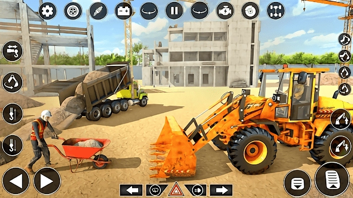 反铲施工模拟器游戏(BackhoeConstructionSimulator)图1