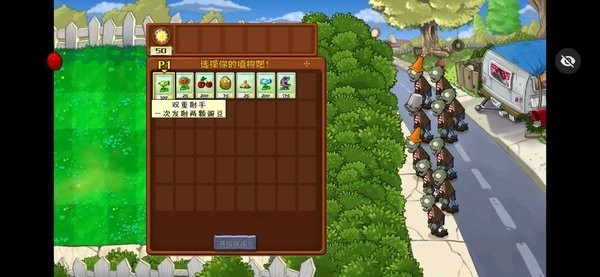 植物大战僵尸活死人之园菜单版图3
