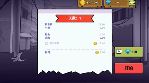 可口的地摊美味的地摊每日结算