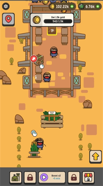 农场战士放置塔防游戏