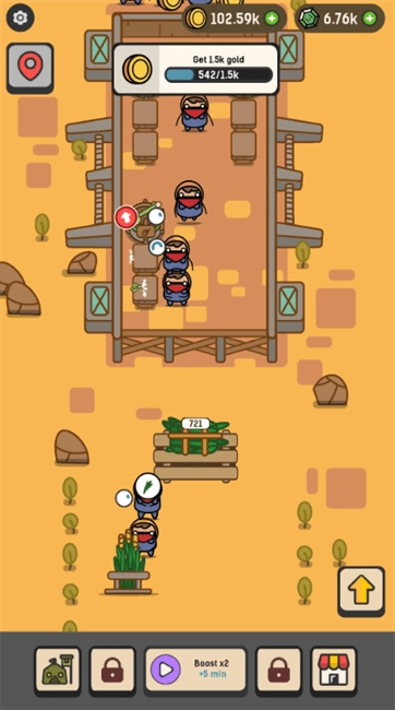 农场战士放置塔防游戏