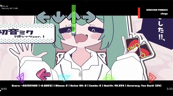 fnf初音未来杂鱼模组 fnf初音未来杂鱼模组难度选择