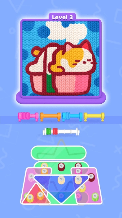 羊毛分类颜色拼图游戏图4