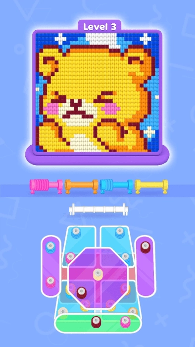 羊毛分类颜色拼图游戏图3