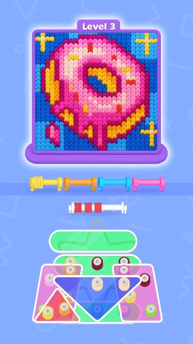 羊毛分类颜色拼图游戏图1