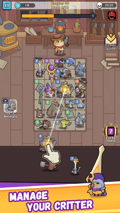 怪兽乱斗背包合成防御战图4