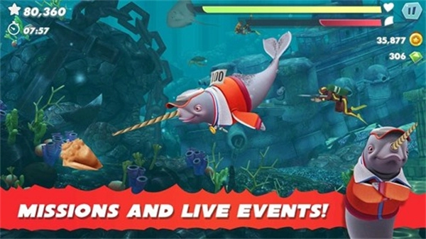 饥饿的鲨鱼进化哥斯拉版图1