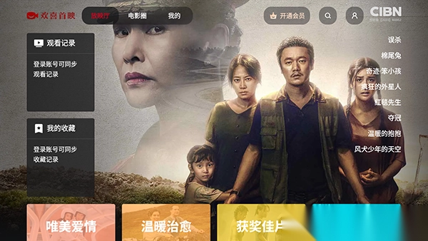 CIBN欢喜首映电视版