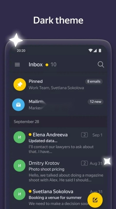 Yandex邮箱appv8.121.0图5