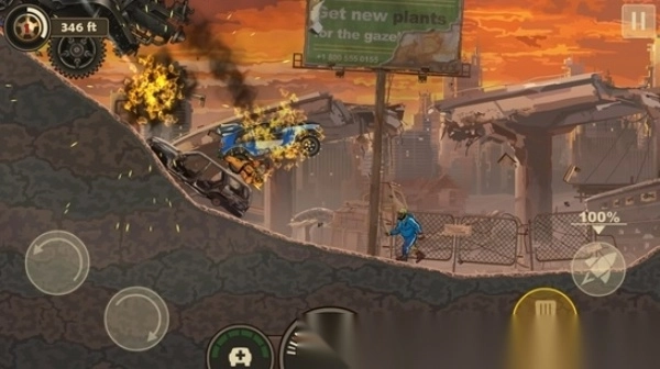 战车撞僵尸3图1