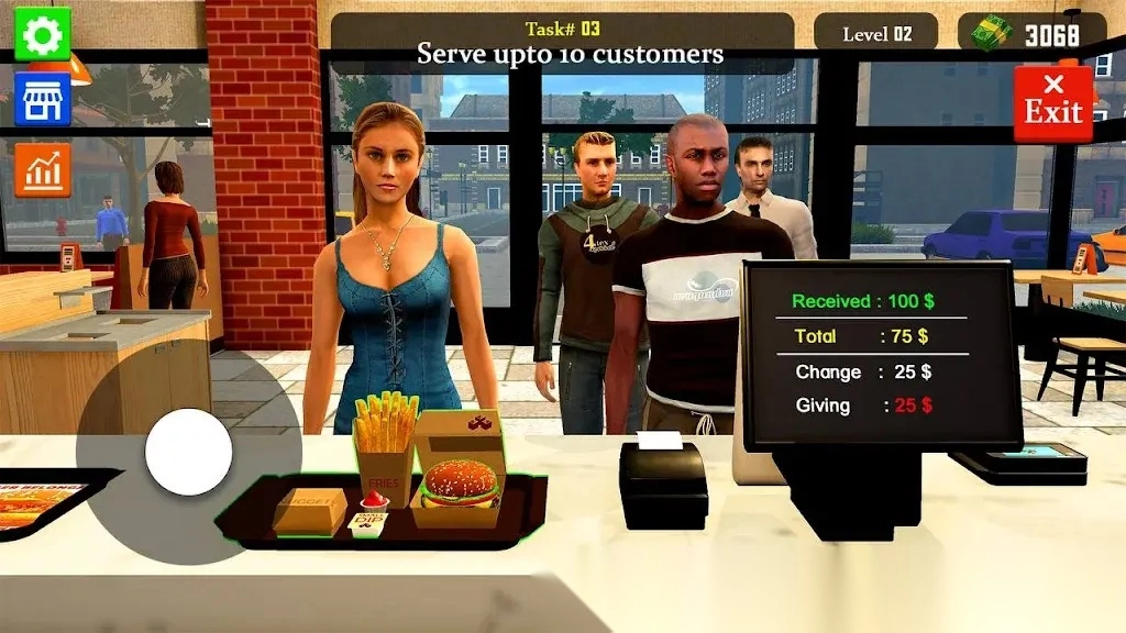 汉堡餐厅模拟器3D(1)
