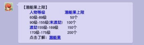 梦幻西游里潜能果的使用上限究竟是多少？梦幻西游潜能果使用上限相关介绍