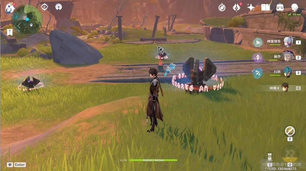 《原神》古时孤影中期第二阶段六个采样点的具体位置分享