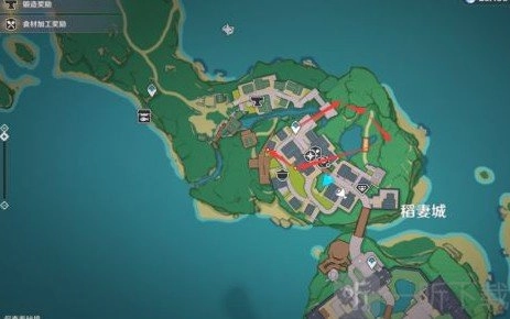 《原神2.2版本稻妻地区伐木路线推荐》