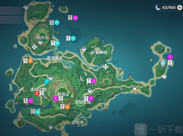 原神鹤观岛的限时挑战机关位置在何处？限时挑战机关位置分布图详细情况一览。