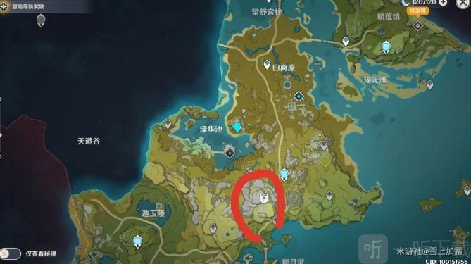 原神中渌华池顶峰的隐藏宝箱在何处？渌华池顶峰隐藏宝箱的获取方式是什么？