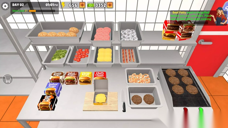 我的汉堡屋模拟器1