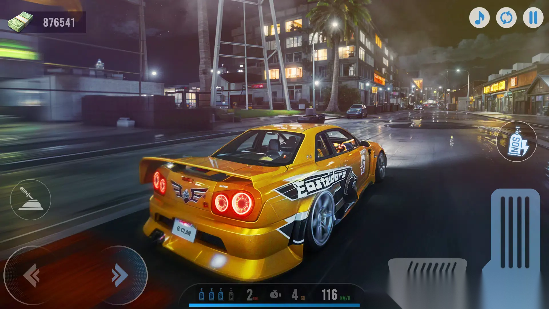 汽车漂移午夜驾驶