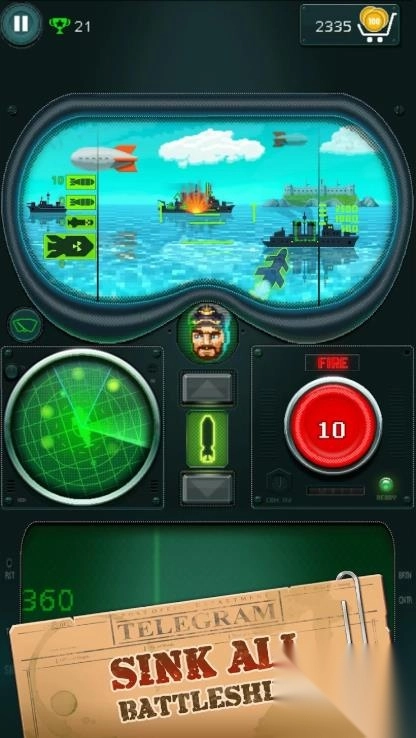 你击沉了潜艇攻击