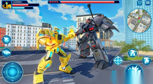 机器人汽车变形