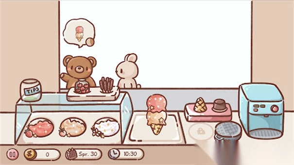 狗狗的冰淇淋餐车