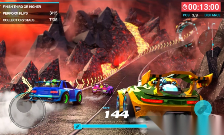 极速狂飙3D特技竞速截图4