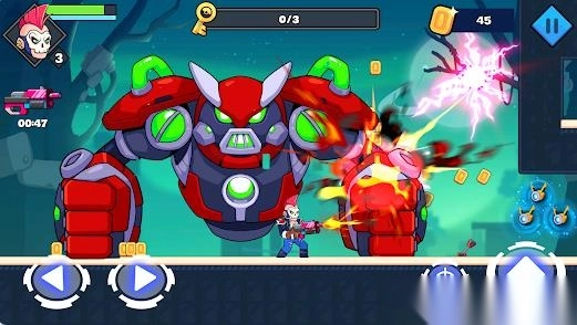 金属枪火太空入侵者