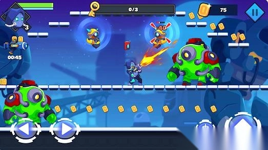 金属枪火太空入侵者