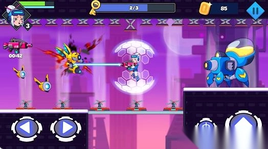 金属枪火太空入侵者