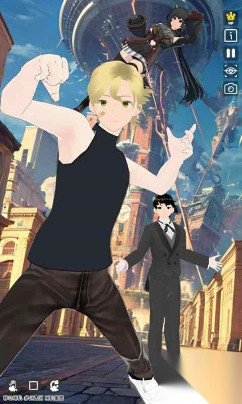 动漫模特穿越迷宫的少女