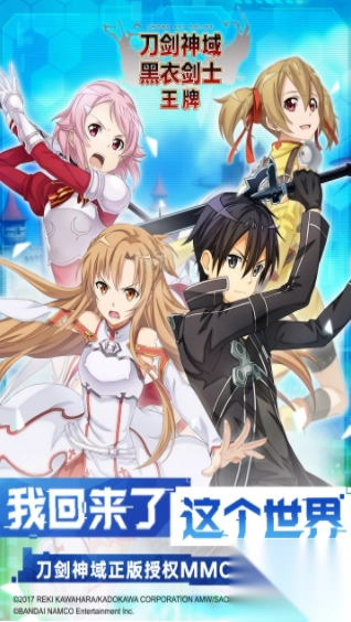刀剑神域黑衣剑士王牌图1