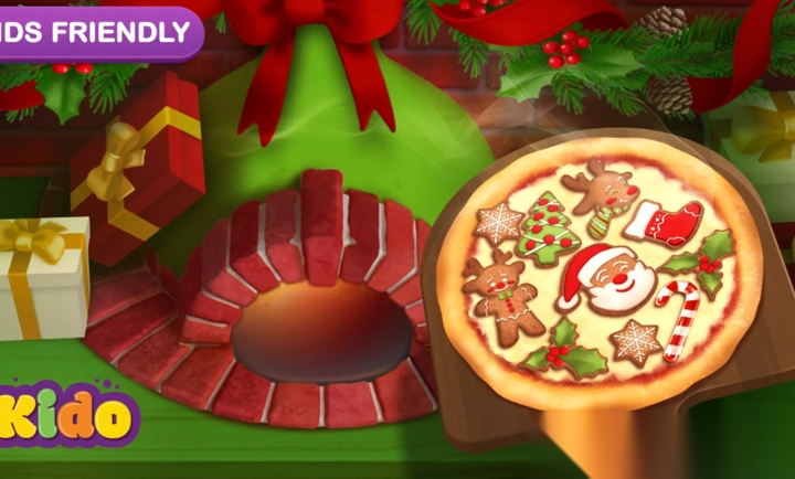 儿童披萨烘焙游戏