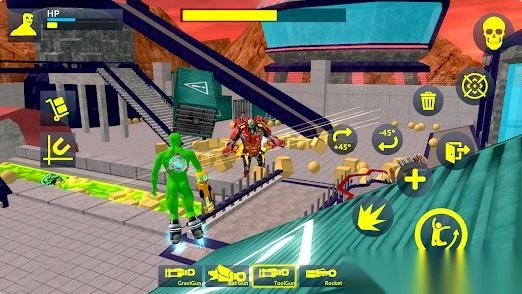 绿色沙箱布娃娃