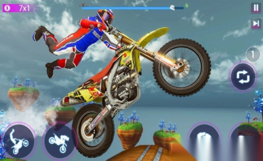 真正摩托车特技比赛