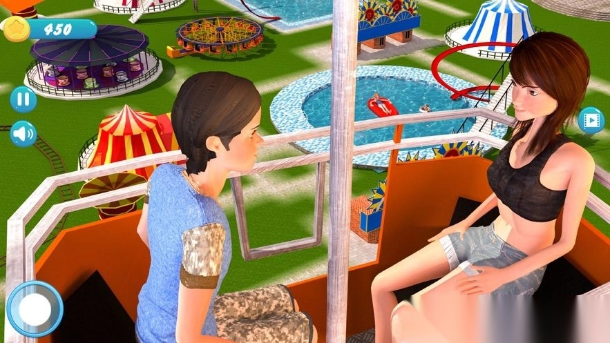 上坡高峰水上乐园滑梯