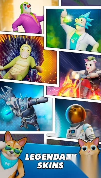 帮派战斗派对动物3D