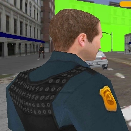 美国警察驾驶模拟器