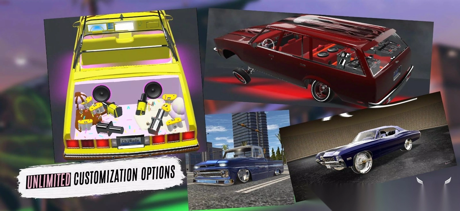 低底盘汽车归来林荫大道图1