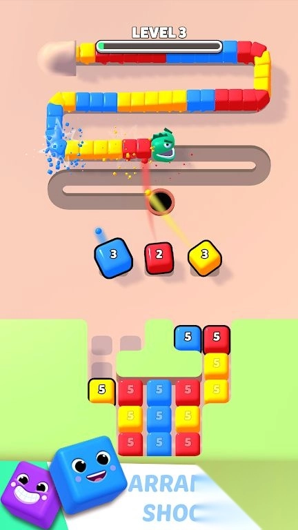 愤怒的瓷砖3D图1