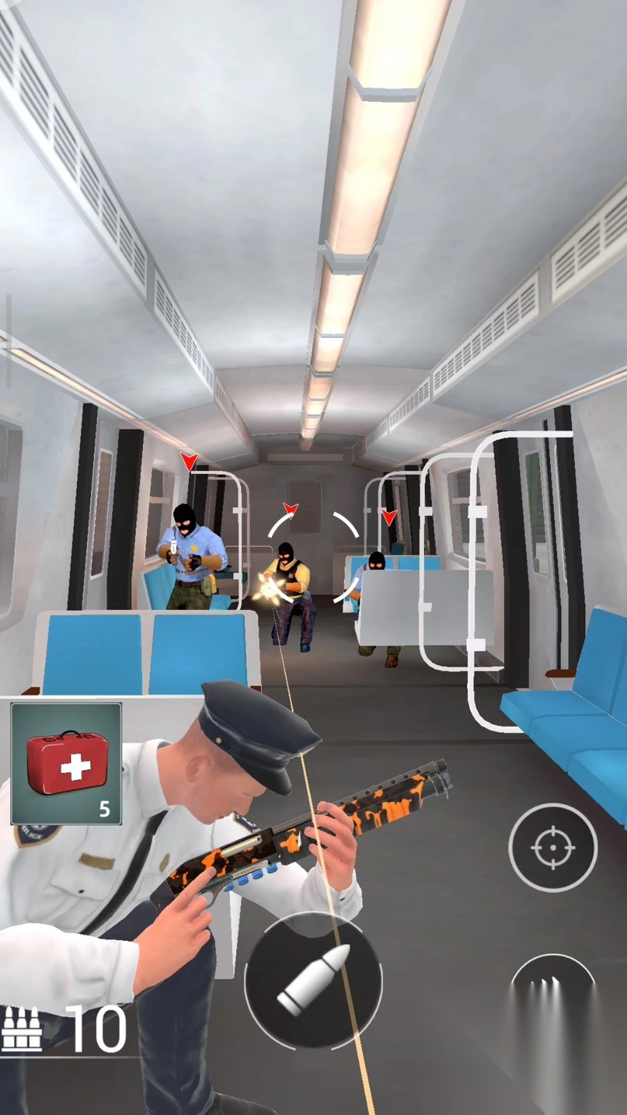 警察救援射击图1