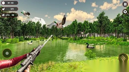 鸟类狩猎狙击手射击