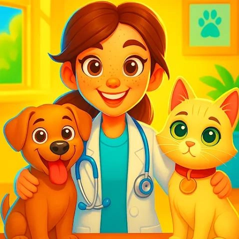 快乐爪子兽医游戏