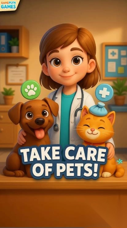 快乐爪子兽医游戏