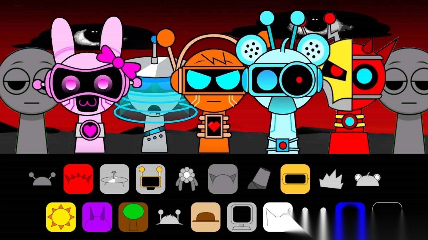 节奏盒子机器人平基