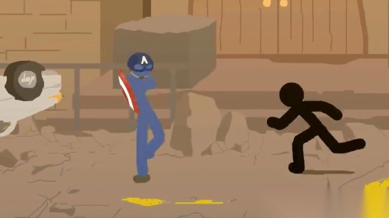 火柴人超级英雄战斗