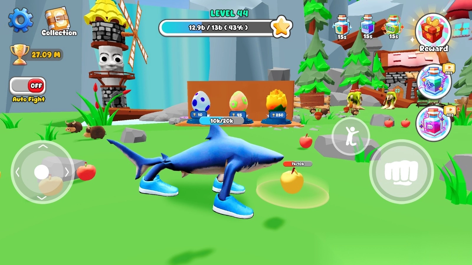 战斗进化吃出成长