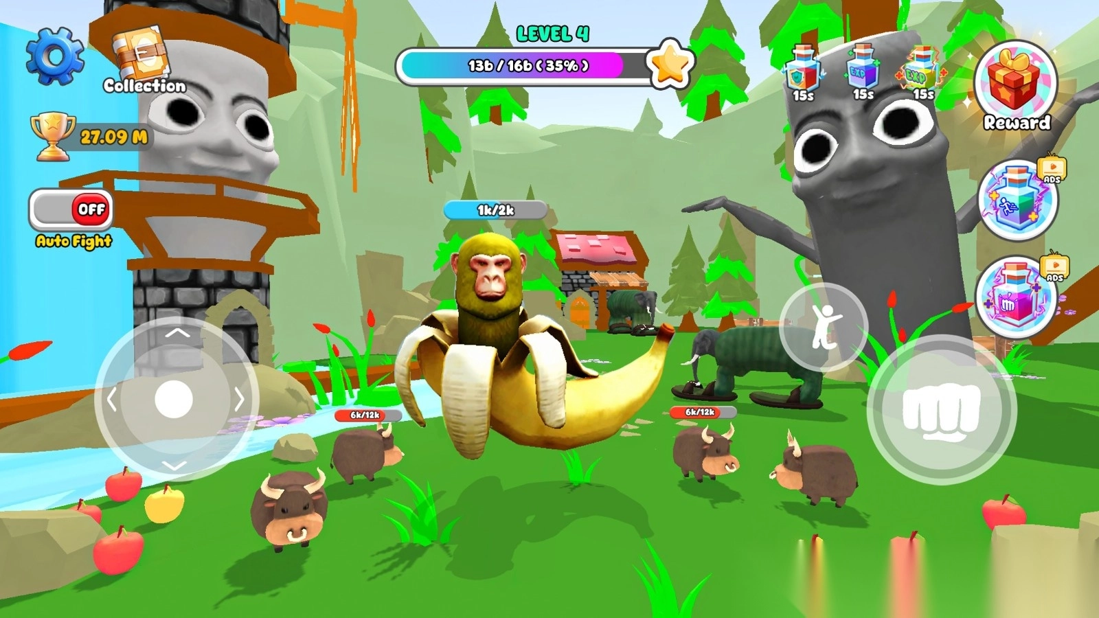 战斗进化吃出成长