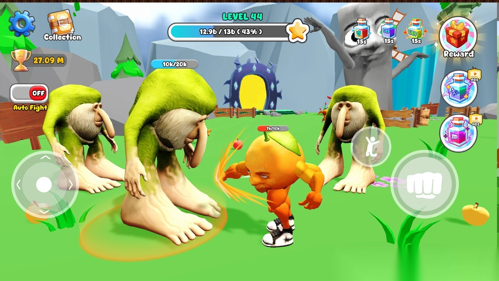 战斗进化吃出成长